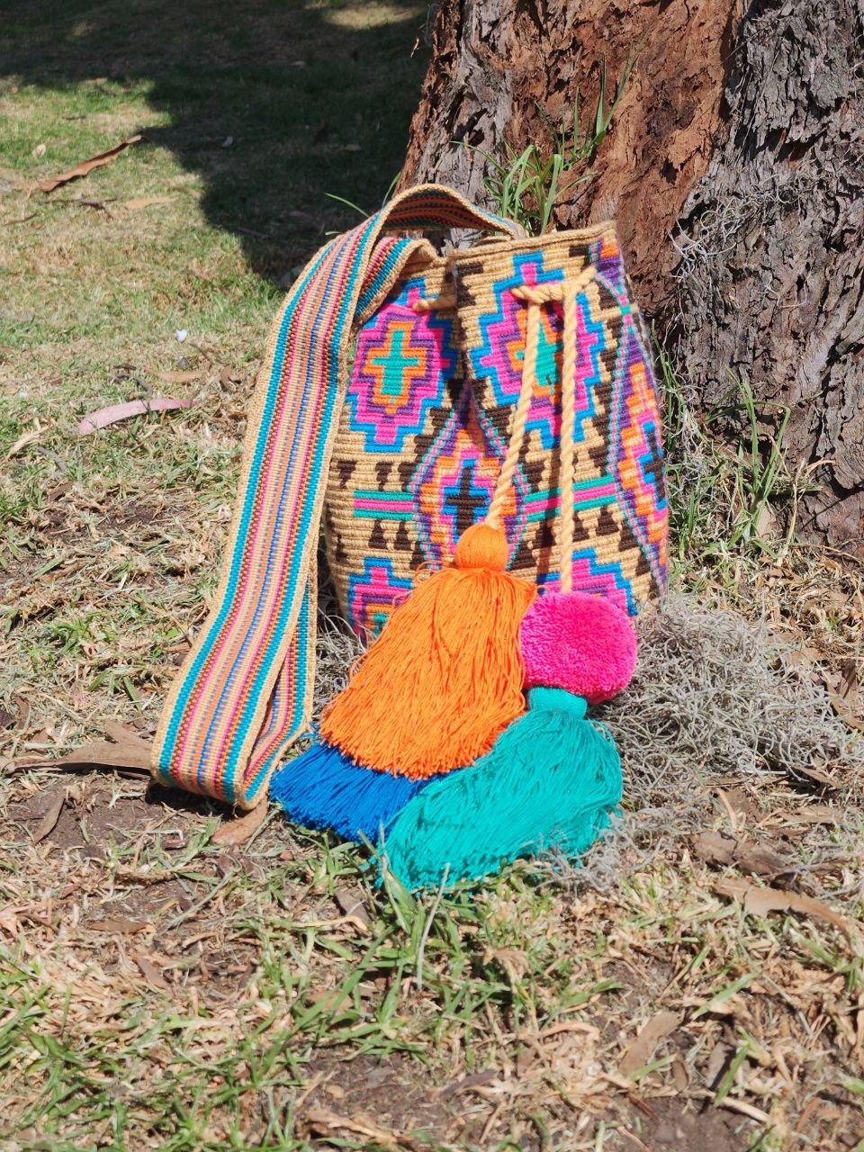 Ponpon Wayuu Bag - Tundama
