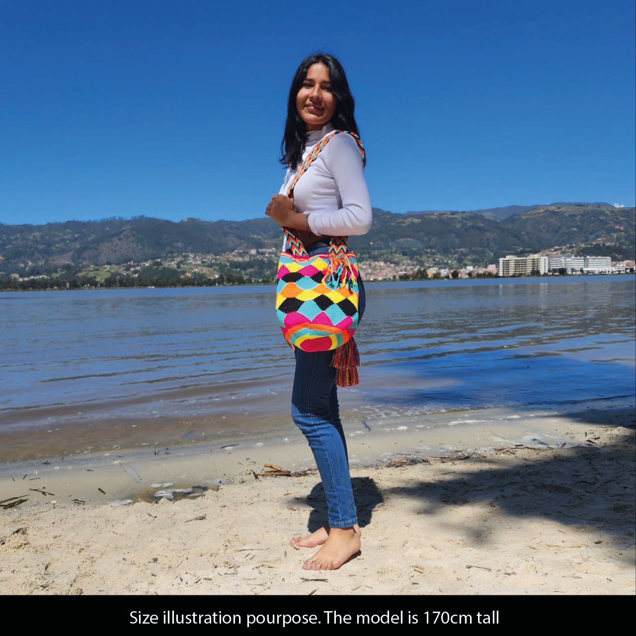 Unicolor Wayuu Bag - Tundama