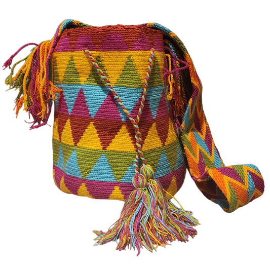 Borsa Wayuu Originale Fatta a Mano in Colombia