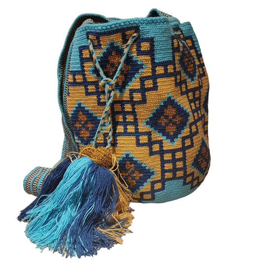 Exclusive Gold Wayuu Bag - Tundama