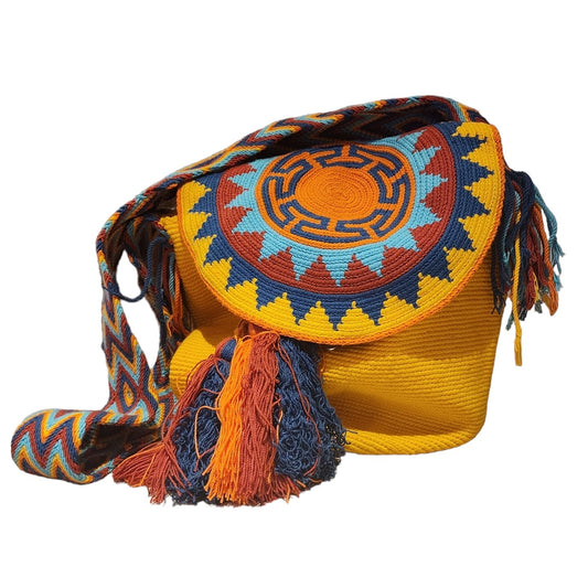 Folding Cover Wayuu Bag - Tundama