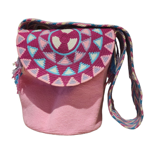 Folding Cover Wayuu Bag - Tundama