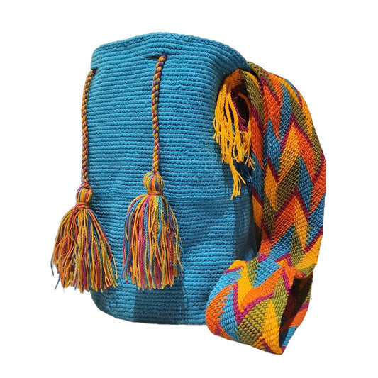 Unicolor Wayuu Bag - Tundama