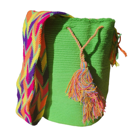 Unicolor Wayuu Bag - Tundama