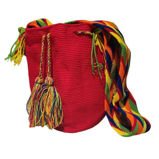 Unicolor Wayuu Bag - Tundama
