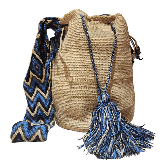 Unicolor Wayuu Bag - Tundama