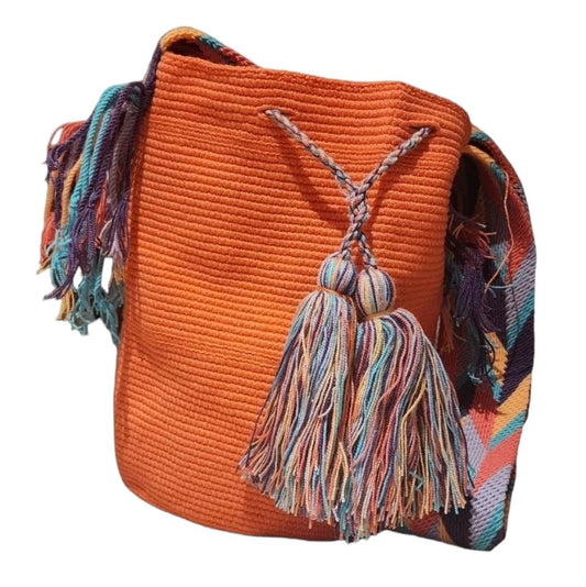 Unicolor Wayuu Bag - Tundama